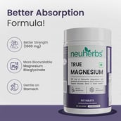 4 - Neuherbs True Magnesium,  Unflavoured  60 tablet(s) 