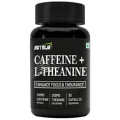 1 - NutriJa Caffeine 100mg + L-Theanine 200mg,  30 capsules 