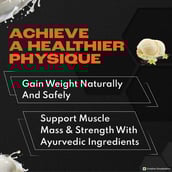 8 - Nutrela Sports Patanjali Mass Gainer, 2.2 lb Malai Kulfi