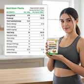 8 - Pintola High Protein Peanut Butter,  0.510 kg  Unsweetened Crunchy 