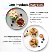 6 - Pintola Wholegrain Brown Rice Cakes,  Multigrain (Pack of 2)  125 g 