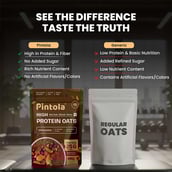 3 - Pintola High Protein Oats, 400 g Dark Chocolate