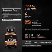 4 - AS-IT-IS Nutrition L - Glutamine,  60 capsules  Unflavoured 