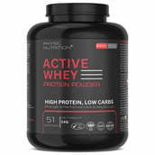 1 - Physic Nutrition Active Whey Protein Powder, 4.4 lb Coffee