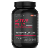 1 - Physic Nutrition Active Whey Protein Powder, 2.2 lb Strawberry