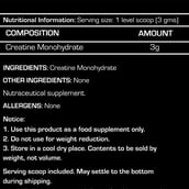 3 - Physic Nutrition Micronized Creatine Monohydrate,  Unflavoured  0.22 lb 