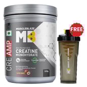 MuscleBlaze Creatine Monohydrate CreAMP, Lychee Swirl 0.71 lb