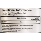 Gibbon Nutrition Creatine, Unflavoured 0.27 lb