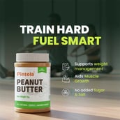 6 - Pintola All Natural Peanut Butter,  0.350 kg  Crunchy 