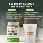 3 - Pintola All Natural Peanut Butter, 1 kg Creamy