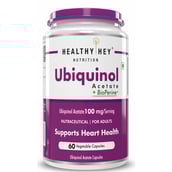 1 - HealthyHey Nutrition Ubiquinol Acetate,  60 capsules 