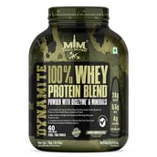1 - Muscle Military Dynamite 100% Whey Protein Blend,  4.4 lb  Irish Chocolate 
