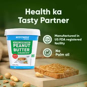 4 - Myfitness by brnd.me Natural Peanut Butter,  510 g  Crunchy 