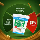 9 - Myfitness by brnd.me Natural Peanut Butter,  510 g  Crunchy 