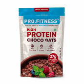 1 - Pro.Fitness High Protein Rolled Oats,  375 g  Dark Chocolate 
