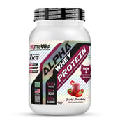 1 - Getmymettle Alpha Whey Protein,  2.2 lb  Scarlet Strawberry 