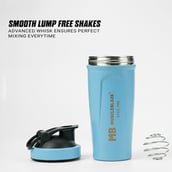 4 - MuscleBlaze Stainless Steel Shaker,  Blizzard Blue  700 ml 