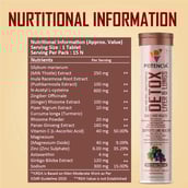 3 - Potencia Detox Liver & Lungs Effervescent Pina Colada (Pack of 6),  15 tablet(s) 