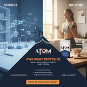 8 - AS-IT-IS Nutrition ATOM PWR Whey Protein, 2.2 lb Dubai Kunafa