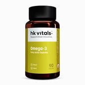 2 - HealthKart HK Vitals Omega 3 1000mg with 180mg EPA and 120mg DHA,  90 capsules 