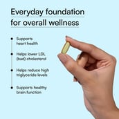 6 - HealthKart HK Vitals Fish Oil 1000mg with 180mg EPA and 120mg DHA,  30 capsules