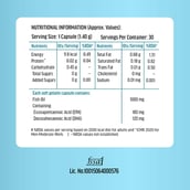 11 - HealthKart HK Vitals Fish Oil 1000mg with 180mg EPA and 120mg DHA,  30 capsules