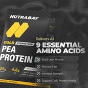3 - Nutrabay Gold Pea Protein, 0.09 lb French Vanilla (Single Serve)