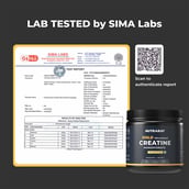5 - Nutrabay Gold Micronised Creatine Monohydrate,  Pineapple Ice Tea  0.55 lb 