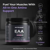 3 - Nutrabay Pro EAA+ Electrolytes,  Lychee Crush  0.55 lb  25 Servings 