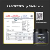 5 - Nutrabay Gold Micronised Creatine Monohydrate,  Lemon  0.55 lb 