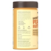 6 - Nutrabay Foods All-Natural Peanut Butter, 750 g Unsweetened, Crunchy