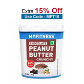 Myfitness by brnd.me Chocolate Peanut Butter,  1.25 kg  Crunchy 