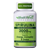 1 - Health Veda Organics Spirulina,  120 veggie capsule(s) 