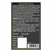 5 - Koshaveda Ayurveda for Performance - Ashwagandha 500mg,  30 tablet(s)