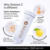 3 - Glutone C Glutathione & Vitamin C Effervescent, Unflavoured (Pack of 2) 15 tablet(s)