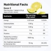 4 - Escor-Z Effervescent,  20 tablet(s)  Lime and Lemon Pack of 2 