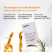 2 - Origins Nutra Sea Buckthorn Oil 500mg (Pack of 3),  28 softgels 