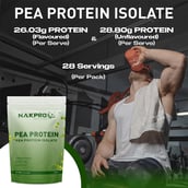 5 - Nakpro Pea Protein Isolate,  2.2 lb  Vanilla 