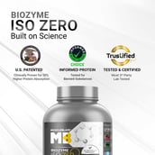 4 - MuscleBlaze Biozyme Iso-Zero,  4.4 lb  Low Carb Cookies & Cream 