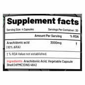 4 - NutriJa Arachidonic Acid (ARA) 3000mg, 120 capsules Unflavoured