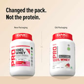 11 - GNC Pro Performance 100% Whey Protein New Formulation,  2 lb  Kesar Pista 