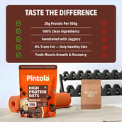 7 - Pintola High Protein Oats, 1 kg Dark Chocolate