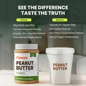 5 - Pintola All Natural Peanut Butter, 0.350 kg Extra Crunchy