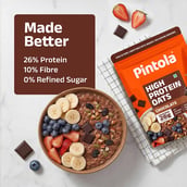 2 - Pintola High Protein Oats, 400 g Dark Chocolate