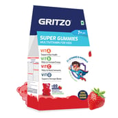 4 - Gritzo Super Gummies Multivitamin for Kids, 60 gummies Strawberry