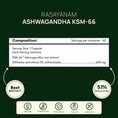 4 - Rasayanam Ashwagandha KSM-66 (Pack of 2),  60 capsules 