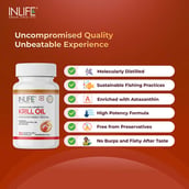 8 - INLIFE Krill Oil Omega 3 (500 mg),  30 capsules 