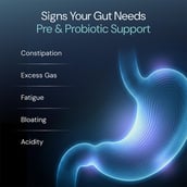 5 - Nutrabay Wellness Pre & Probiotic Digestive Support, 60 capsules (50 Billion CFUs)