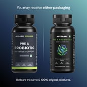 2 - Nutrabay Wellness Pre & Probiotic Digestive Support, 60 capsules (25 Billion CFUs)