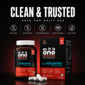 4 - AS-IT-IS Nutrition L Arginine 1000mg,  60 capsules